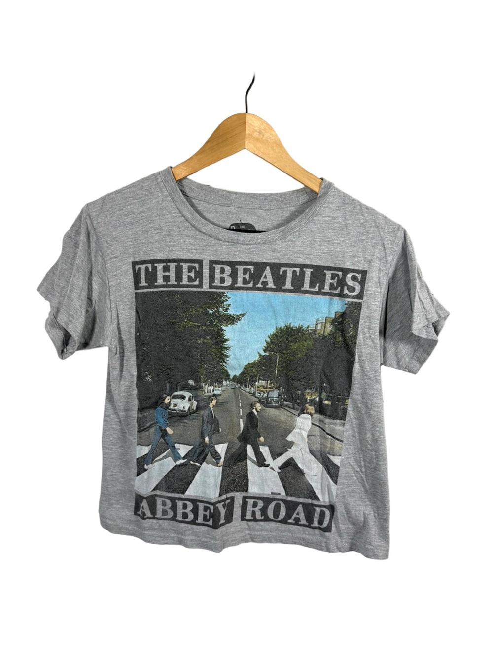The Beatles Abbey Road Graphic T Shirt Girls Large Gray Apple Corps